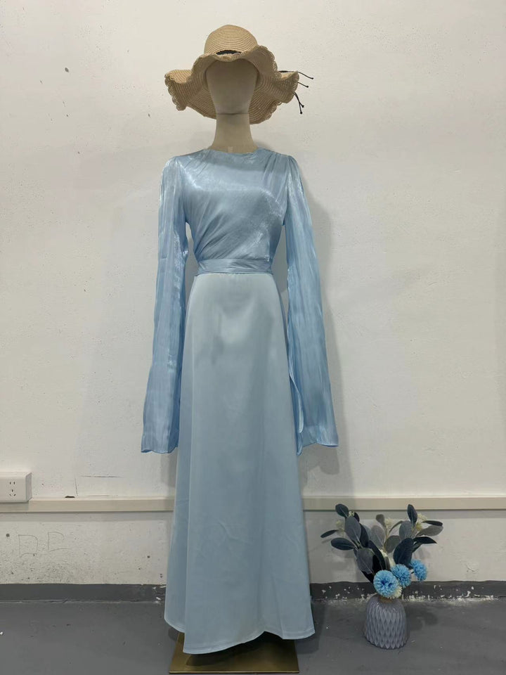 Grace|  Large Swing Sleeve Length Dress