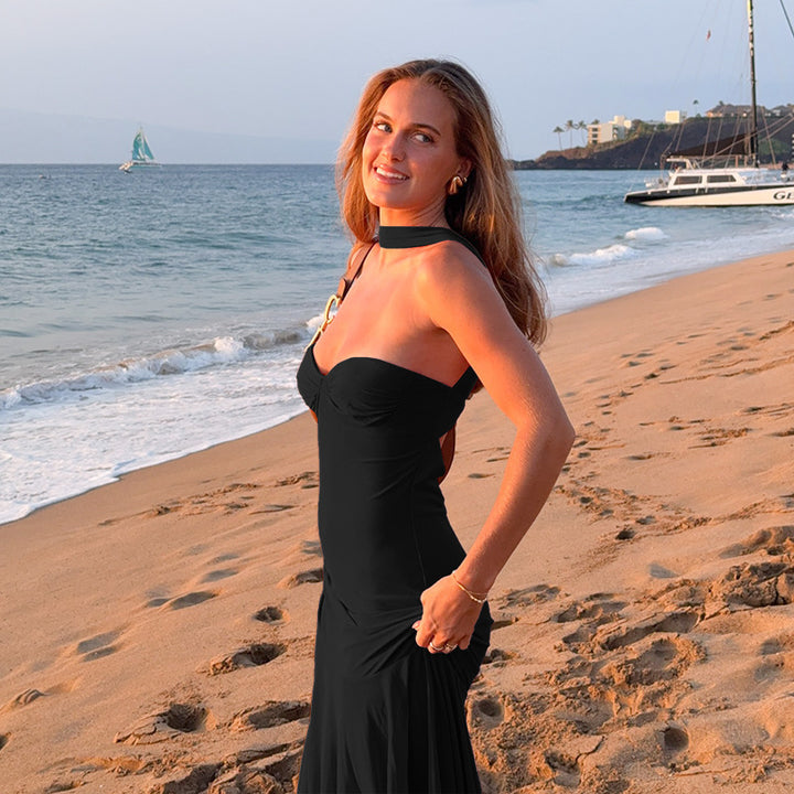 Ella|Vacation Beach Tube Top Women's Dress