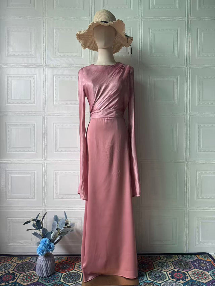 Lucy|Polyester Long Sleeve Dress Dress Women