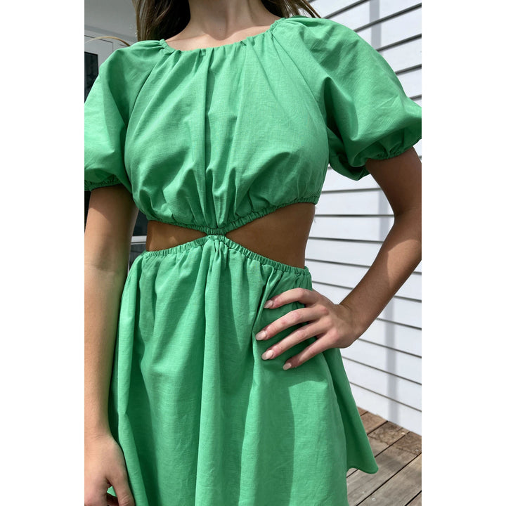 Aria|Fresh Women's Clothing Sweetheart Collar A- Line Skirt Dress