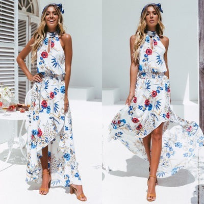 Brooklyn|Printed waist dress