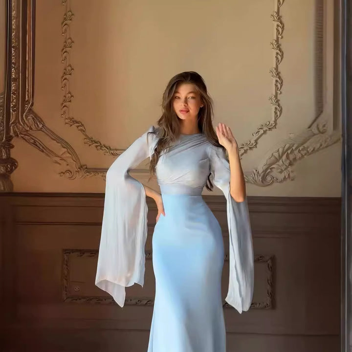 Grace|  Large Swing Sleeve Length Dress