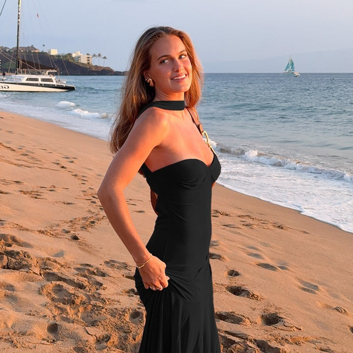 Ella|Vacation Beach Tube Top Women's Dress