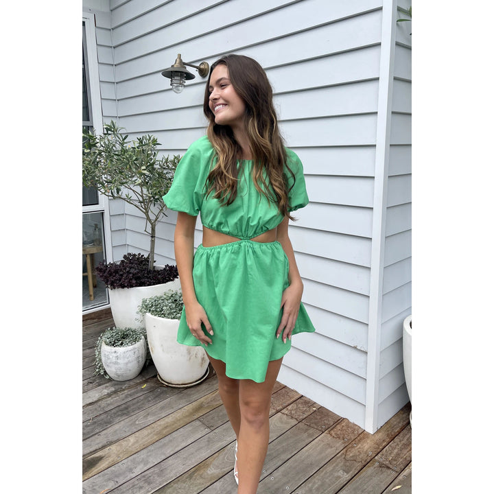 Aria|Fresh Women's Clothing Sweetheart Collar A- Line Skirt Dress