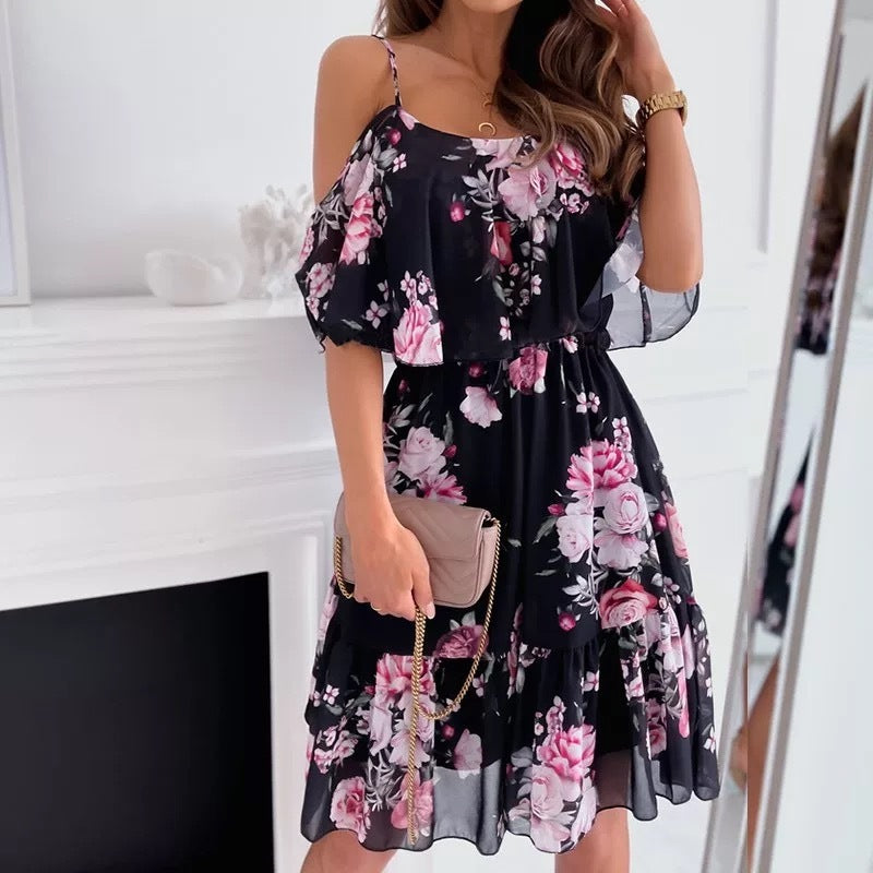 Kennedy|Dress with flowes