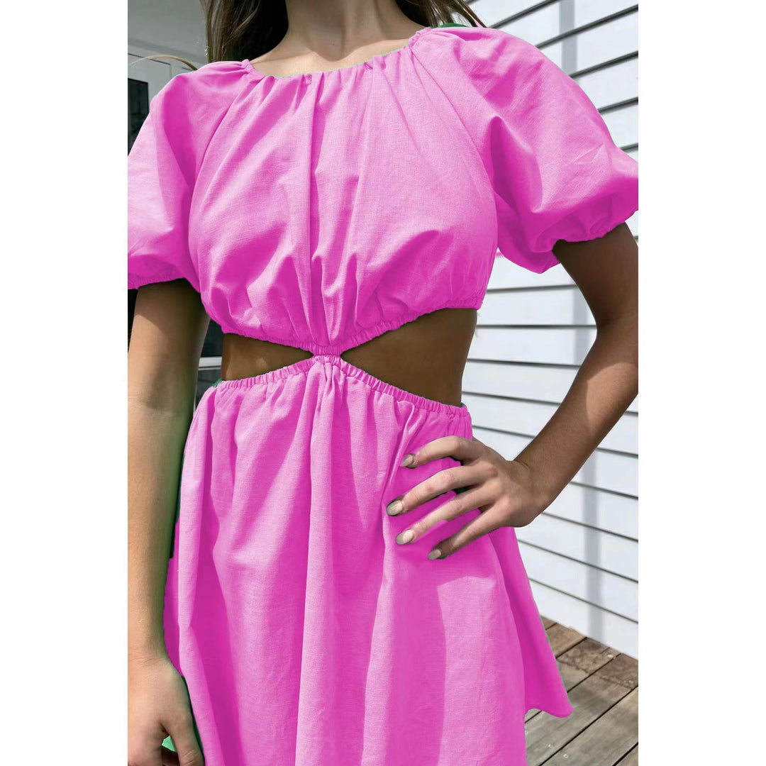 Aria|Fresh Women's Clothing Sweetheart Collar A- Line Skirt Dress
