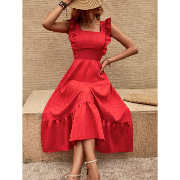 Stella|One Shoulder High Slit Satin Dress No Belt